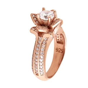 انگشتر نقره زنانه مد و کلاس کد MC-421