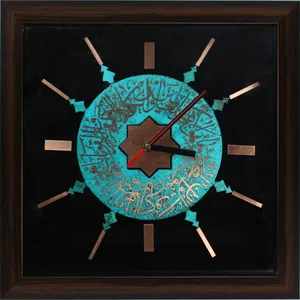 ساعت دیواری دست نگار طرح و ان یکاد کد 02-36