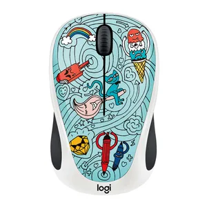 ماوس بی سیم لاجیتک مدل M238 طرح BEE BEE BLUE