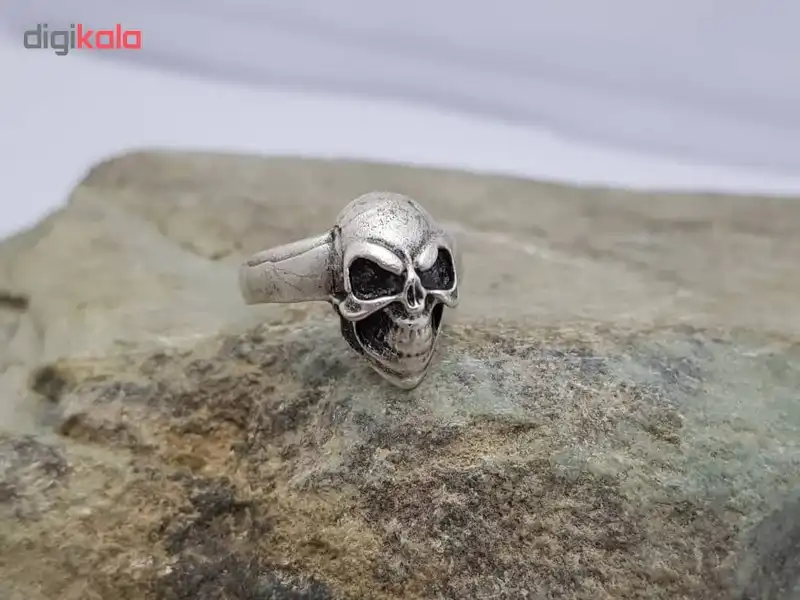 انگشتر مردانه طرح اسکلت کد ES 201