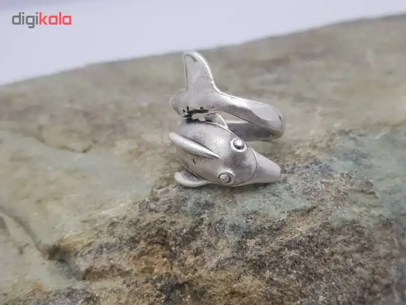 انگشتر طرح دلفین کد ES 211