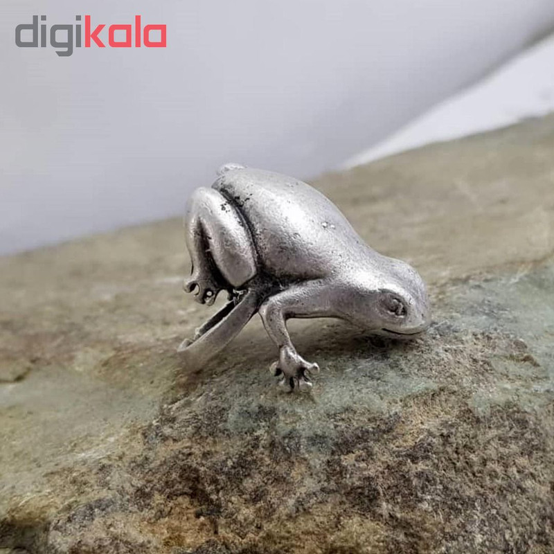 انگشتر طرح قورباغه کد ES 213