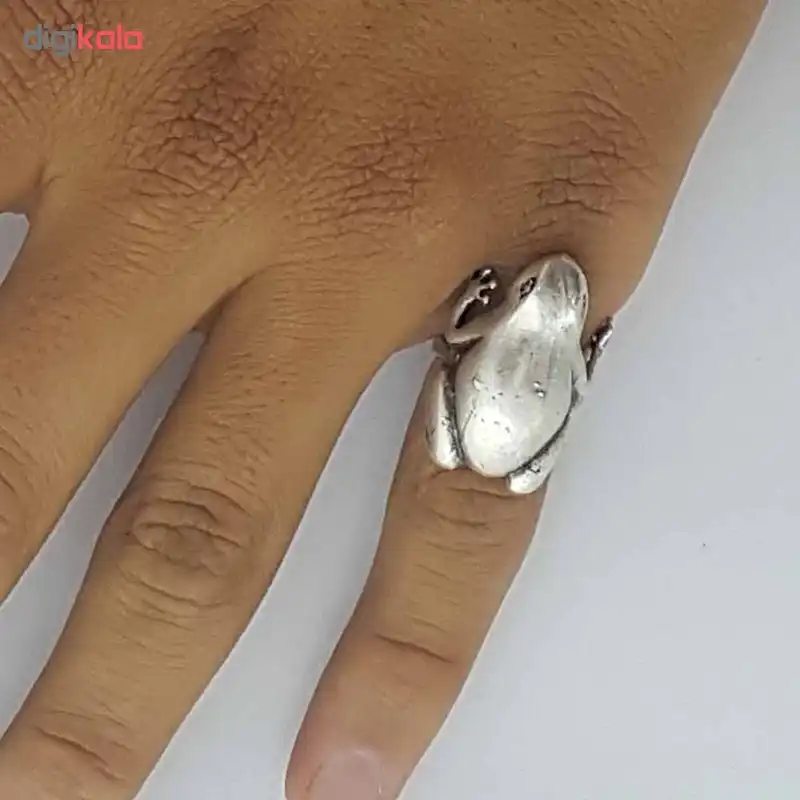 انگشتر طرح قورباغه کد ES 213