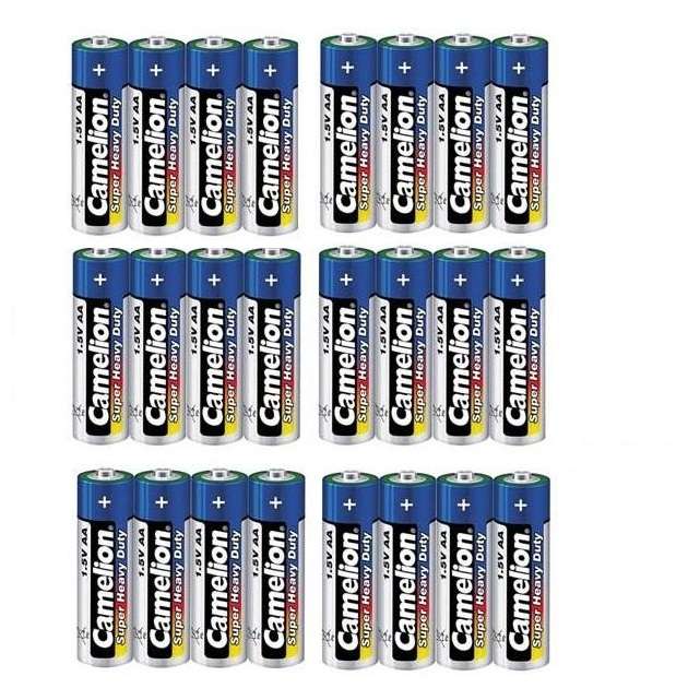 باتری قلمی کملیون مدل Super Heavy Duty بسته 24 عددی باتری قلمی کملیون مدل Super Heavy Duty بسته 24 عددی