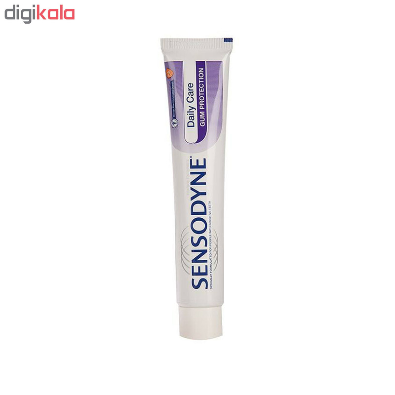 خمیر دندان سنسوداین سری Daily Care مدل Gum Protection حجم 75 میلی لیتر مجموعه 2 عددی خمیر دندان سنسوداین سری Daily Care مدل Gum Protection حجم 75 میلی لیتر مجموعه 2 عددی