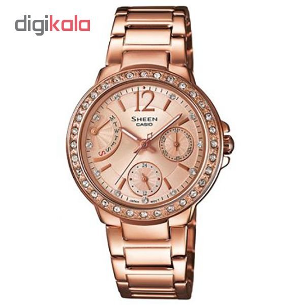 ساعت مچی عقربه ای زنانه کاسیو کد SHE-3805PG-9A