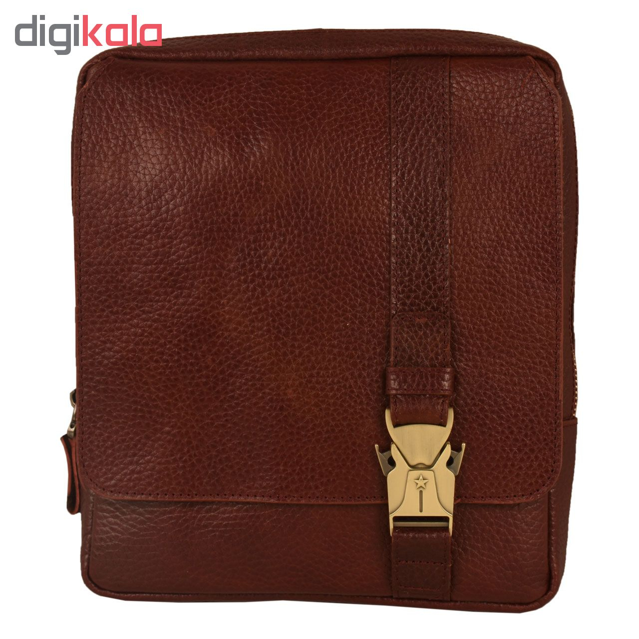 کیف دوشی مردانه کهن چرم کد DB111-12