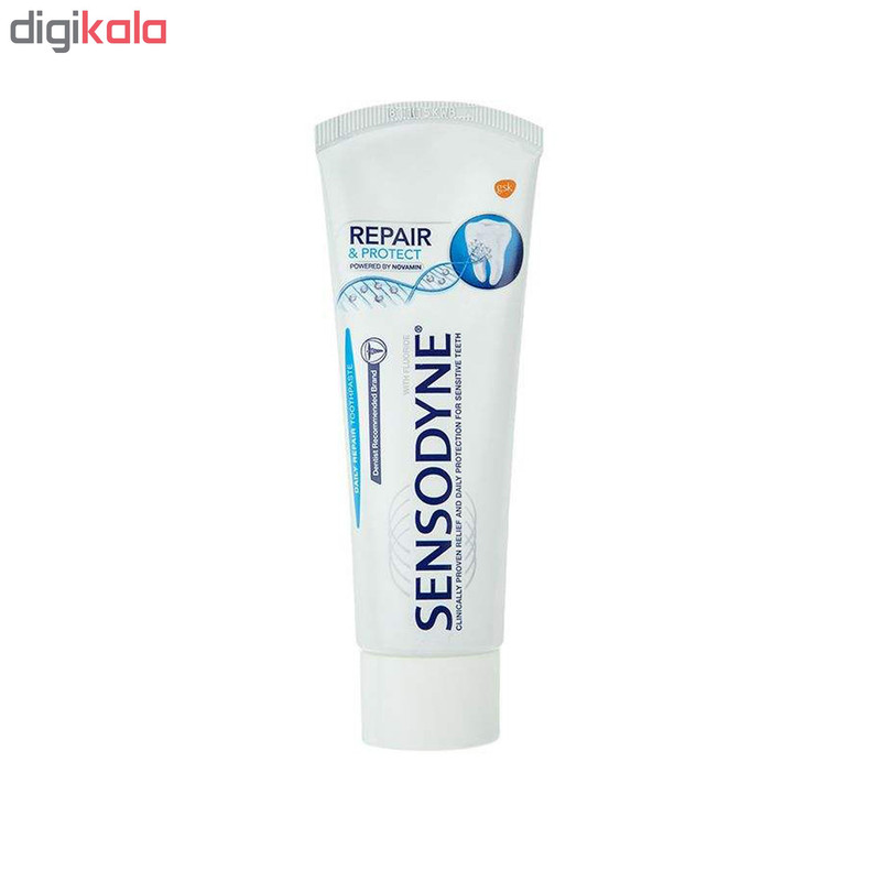 خمیر دندان سنسوداین مدل Repair & Protect حجم 75 میلی لیتر مجموعه 2 عددی