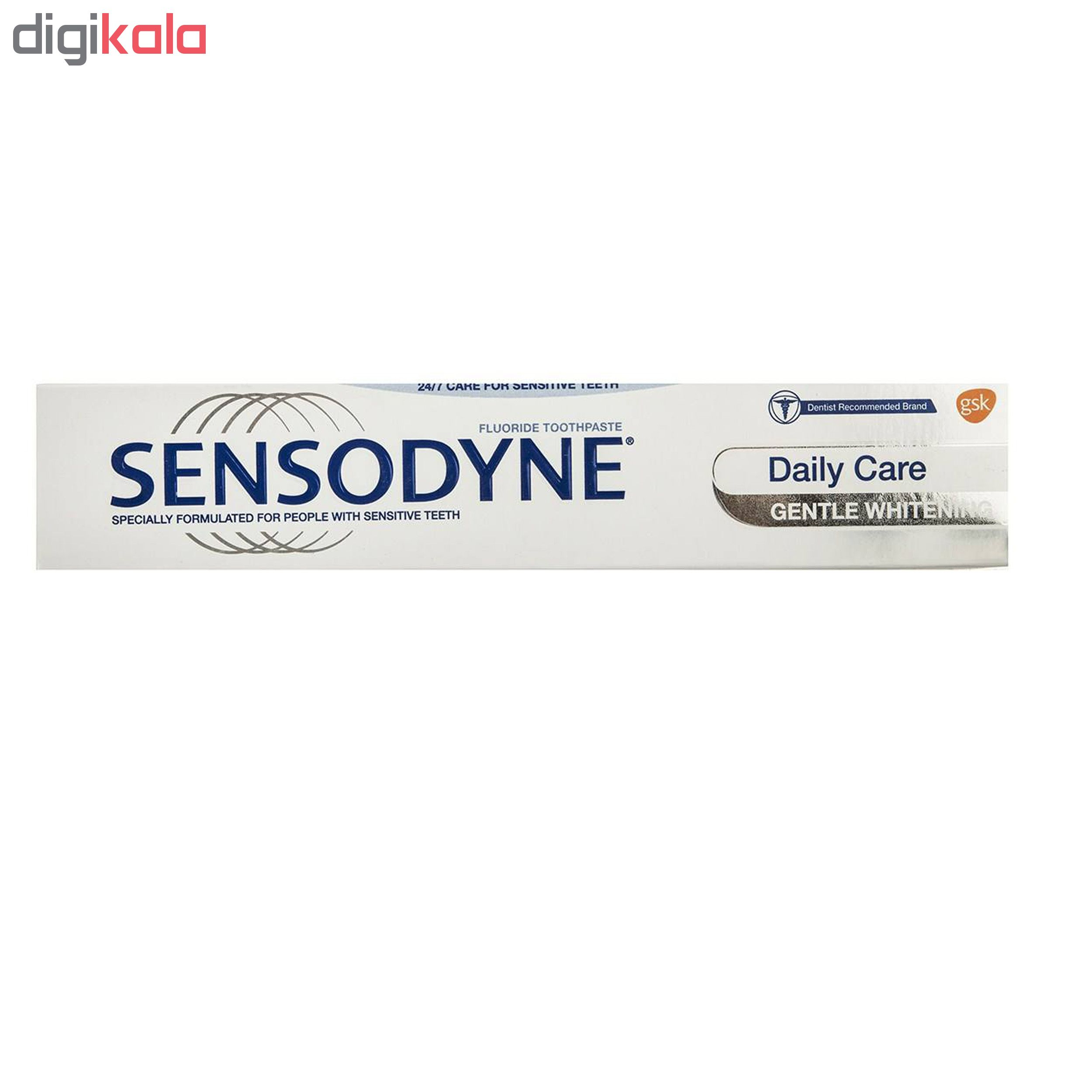 خمیر دندان سنسوداین سری Daily Care حجم 75 میلی لیتر مجموعه 2 عددی