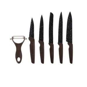 سرویس چاقو آشپزخانه 6 پارچه مدل ZI-03556