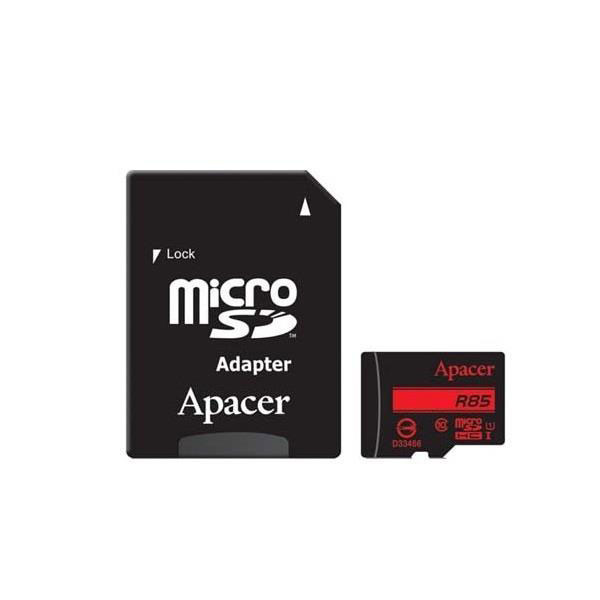 کارت حافظه microSDHC اپیسر مدل IPM کلاس 10 استاندارد UHS-I U1 سرعت 85MBps ظرفیت 128 گیگابایت به همراه آداپتور SD