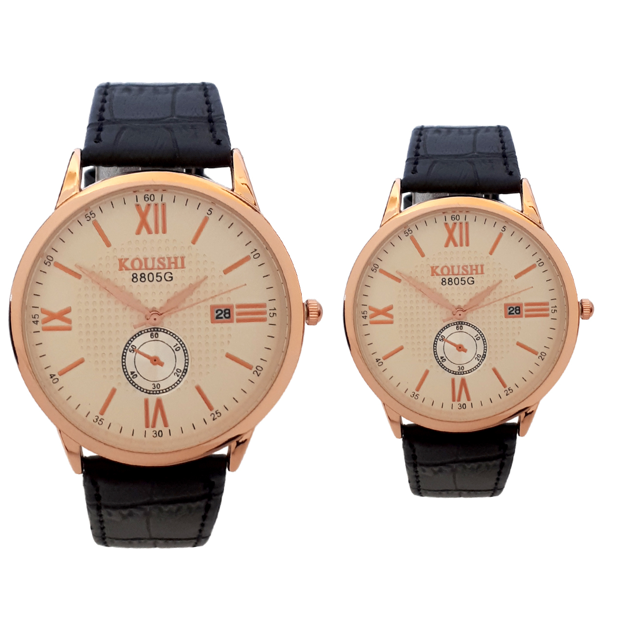  ست ساعت مچی عقربه ای زنانه و مردانه کوشی کد 8805W   