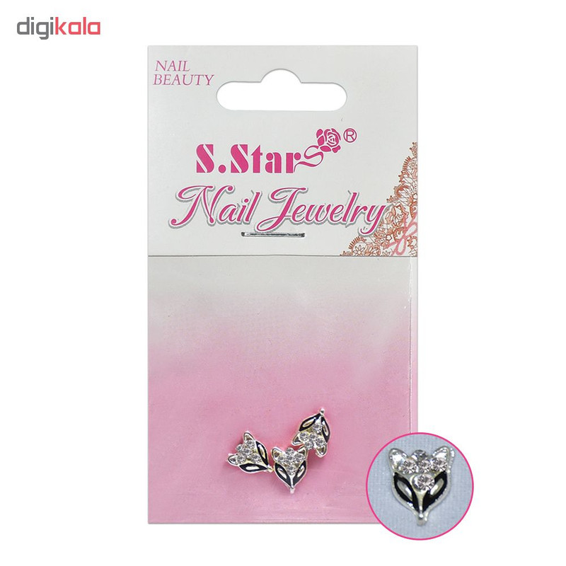 نگین ناخن اس.استار کد 11 بسته 3 عددی