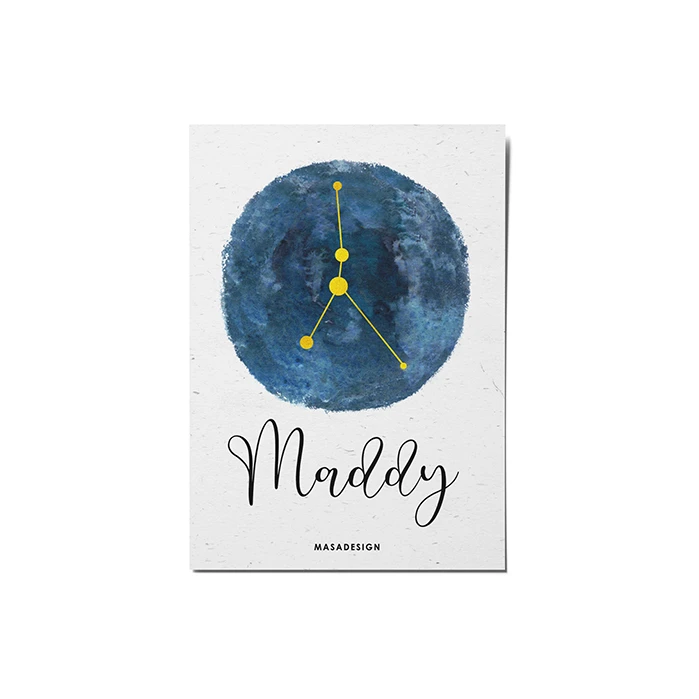 کارت پستال ماسا دیزاین طرح ماه تولد تیر کد POST85