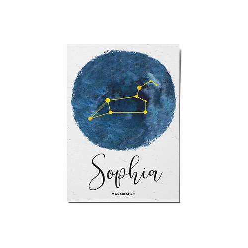 کارت پستال ماسا دیزاین طرح ماه تولد مرداد کد POST86