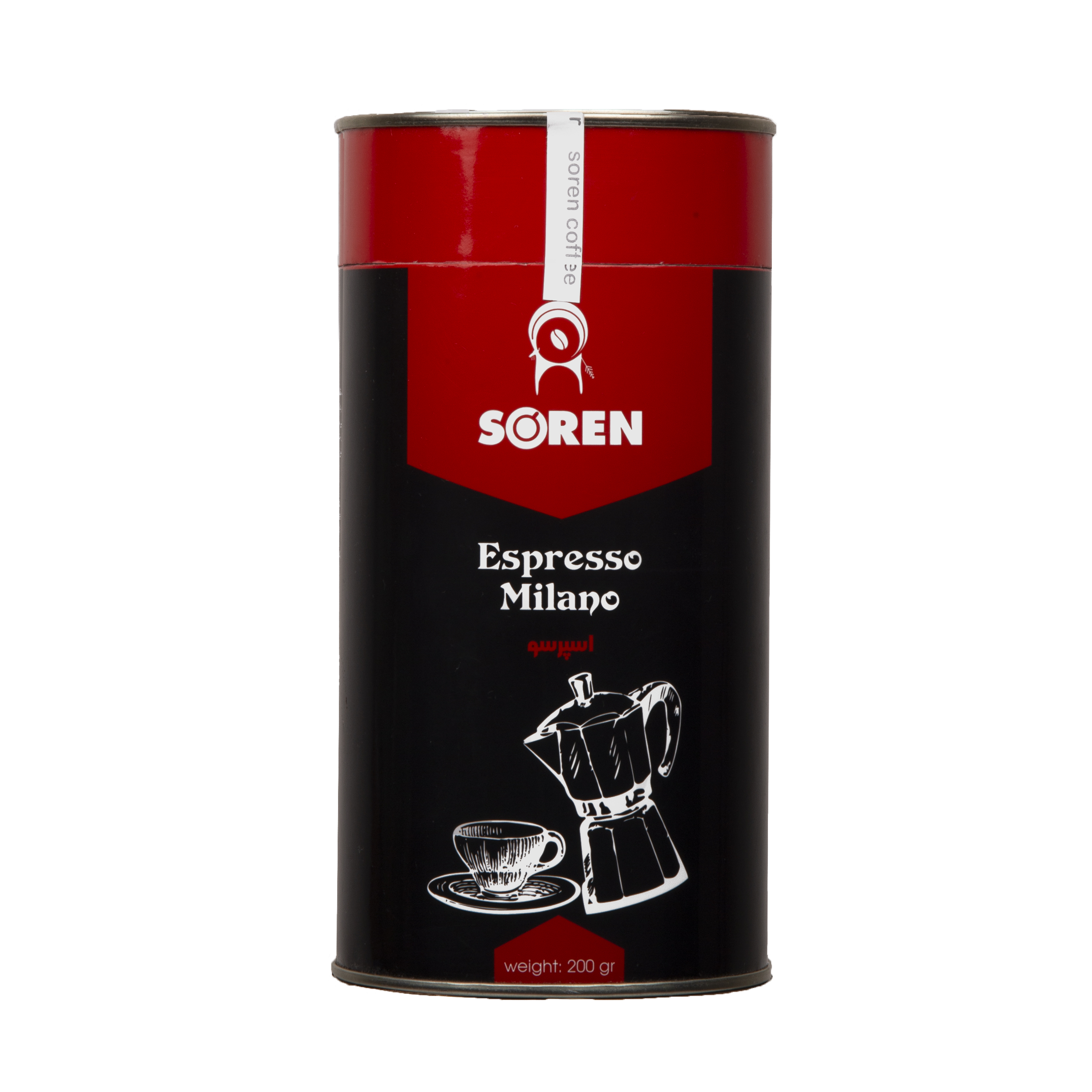 قهوه اسپرسو سورن کد E15 مقدار 200 گرم