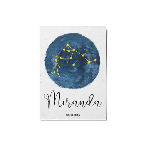 کارت پستال ماسا دیزاین طرح ماه تولد بهمن کد POST92