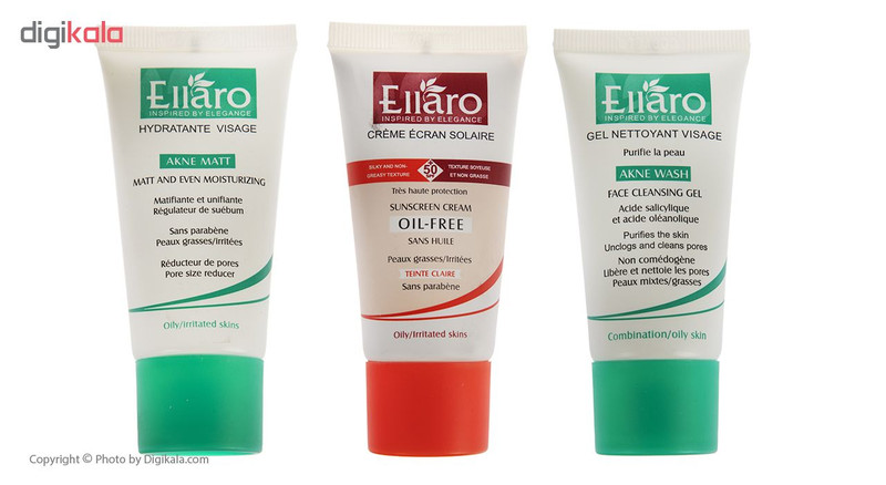 جعبه مراقبت از پوست مسافرتی الارو تحت لیسانس بسته 3 عددی