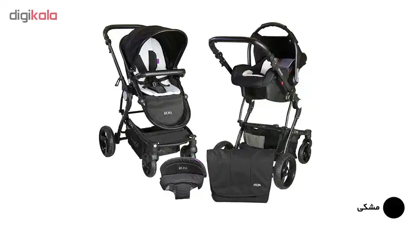 ست کالسکه دلیجان مدل Roma plus