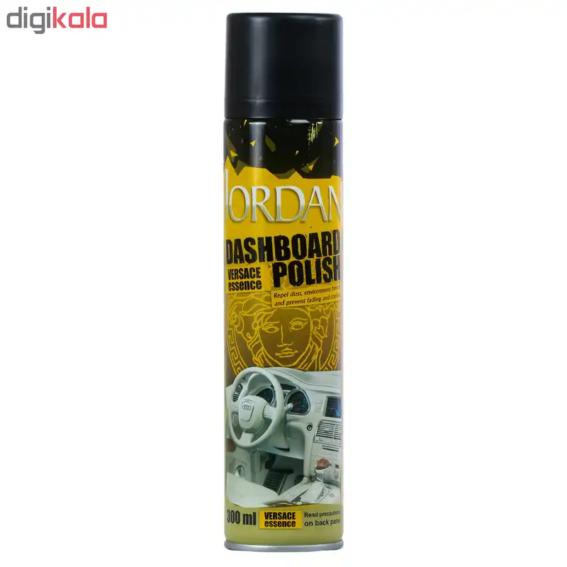 اسپری واکس داشبورد خودرو جردن مدل VER01 حجم 300 میلی لیتر