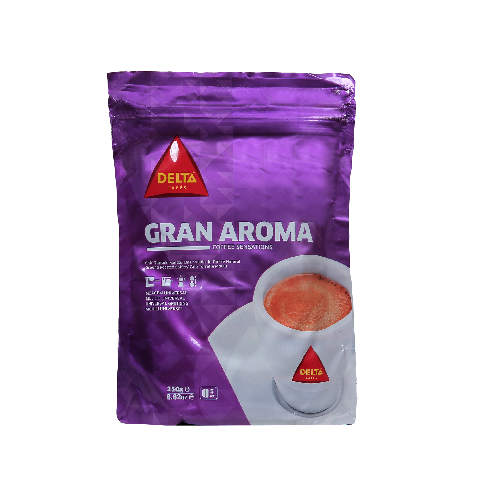 قهوه دلتا مدل GRAN AROMA مقدار 250 گرم