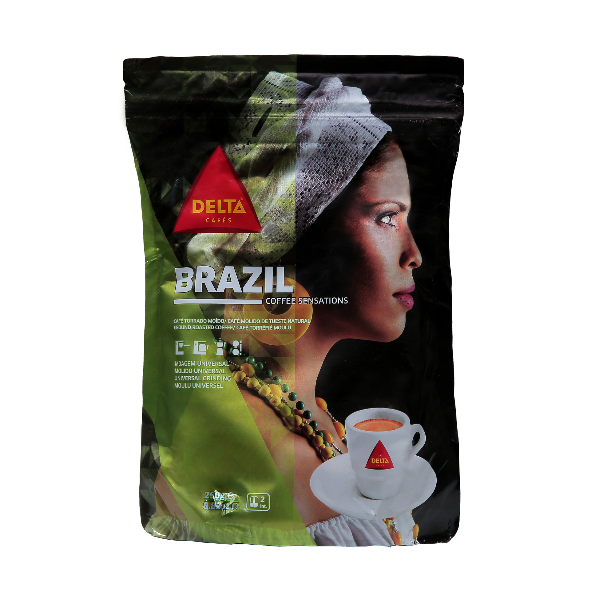 قهوه دلتا مدل BRAZILE مقدار 250 گرم