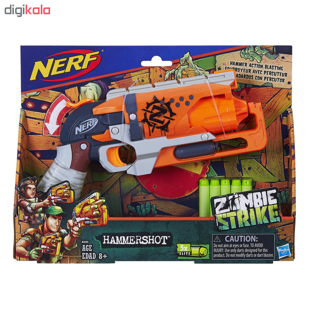 تفنگ بازی نرف مدل Hammershot A4325
