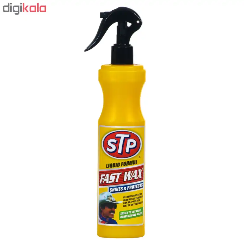 اسپری تمیز کننده داشبورد خودرو اس تی پی مدل FW02YE حجم 300 میلی لیتر