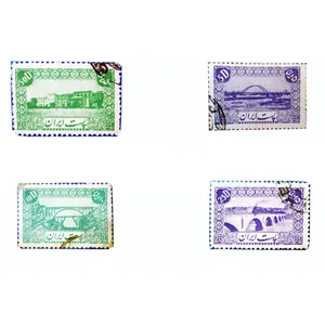 تمبر یادگاری سری دوم پستی کد 77 مجموعه 4 عددی