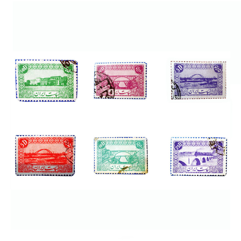 تمبر یادگاری سری دوم پستی کد 421 مجموعه 6 عددی تمبر یادگاری سری دوم پستی کد 421 مجموعه 6 عددی