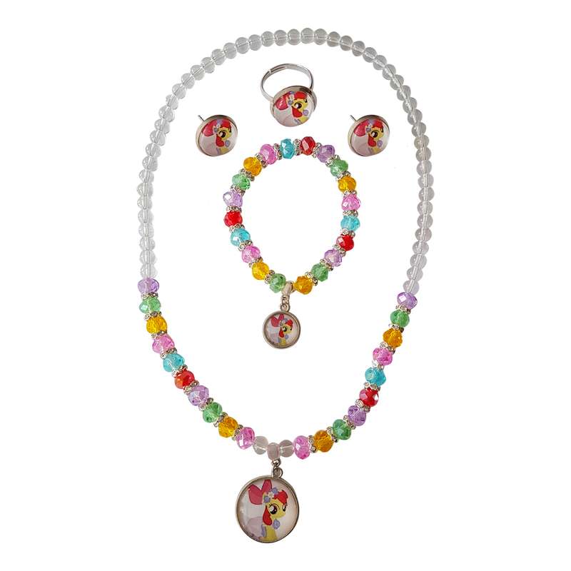 نیم ست دخترانه طرح پونی کد A-P6