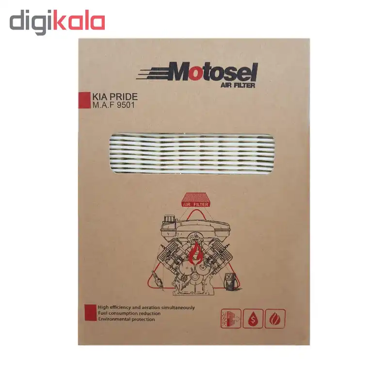 فیلتر هوا خودرو موتوسل مدل 9501 مناسب برای پراید