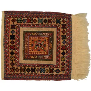 گلیم دستباف 30 سانتی متری مدل شیرکی پیچ سیرجان کد KS2550