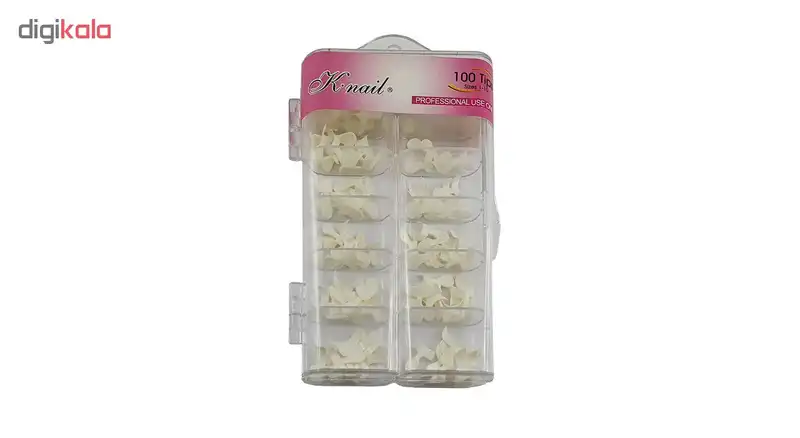 تیپ ناخن مصنوعی فرنچ کی.نیل بسته 100 عددی