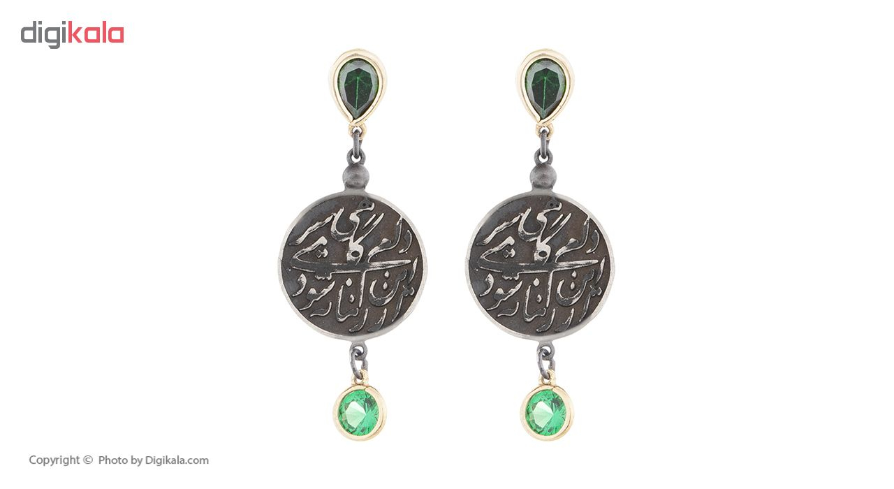 گوشواره طلا 18 عیار زنانه کد TA231