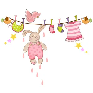 استیکر کودک مدل cute wet bear