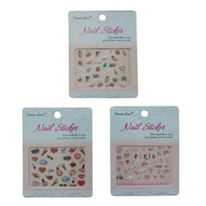 استیکر طراحی ناخن اسنو فاکس کد 0012 مجوعه 3 عددی