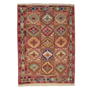 گلیم دستباف یک و نیم متری کد 890410