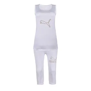 ست تاپ و شلوارک ورزشی زنانه کد 002-496