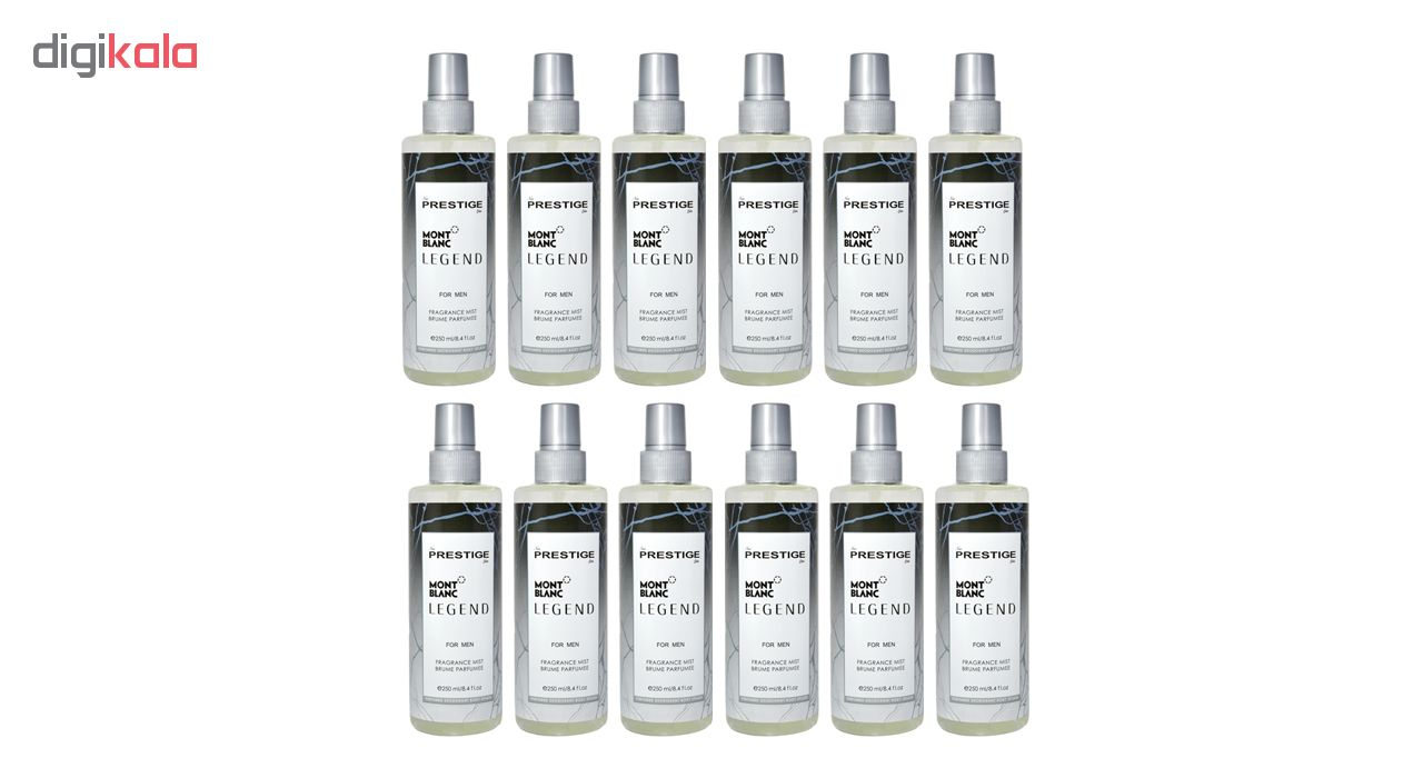 بادی اسپلش مردانه پرستیژ مدل mont blanc حجم 250 میلی لیتر مجموعه 12 عددی