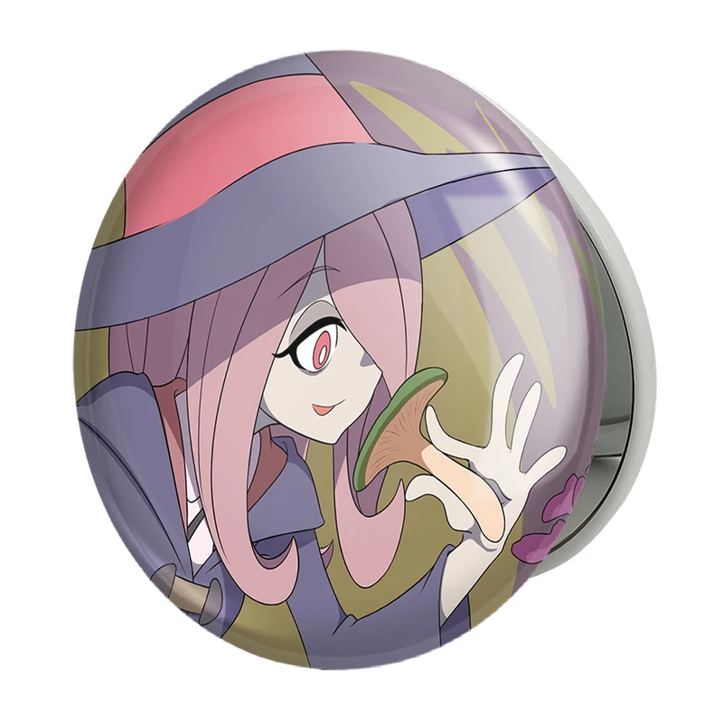 آینه جیبی خندالو طرح سوسی انیمه جادوگران کوچک Little Witch Academia مدل تاشو کد 22843 