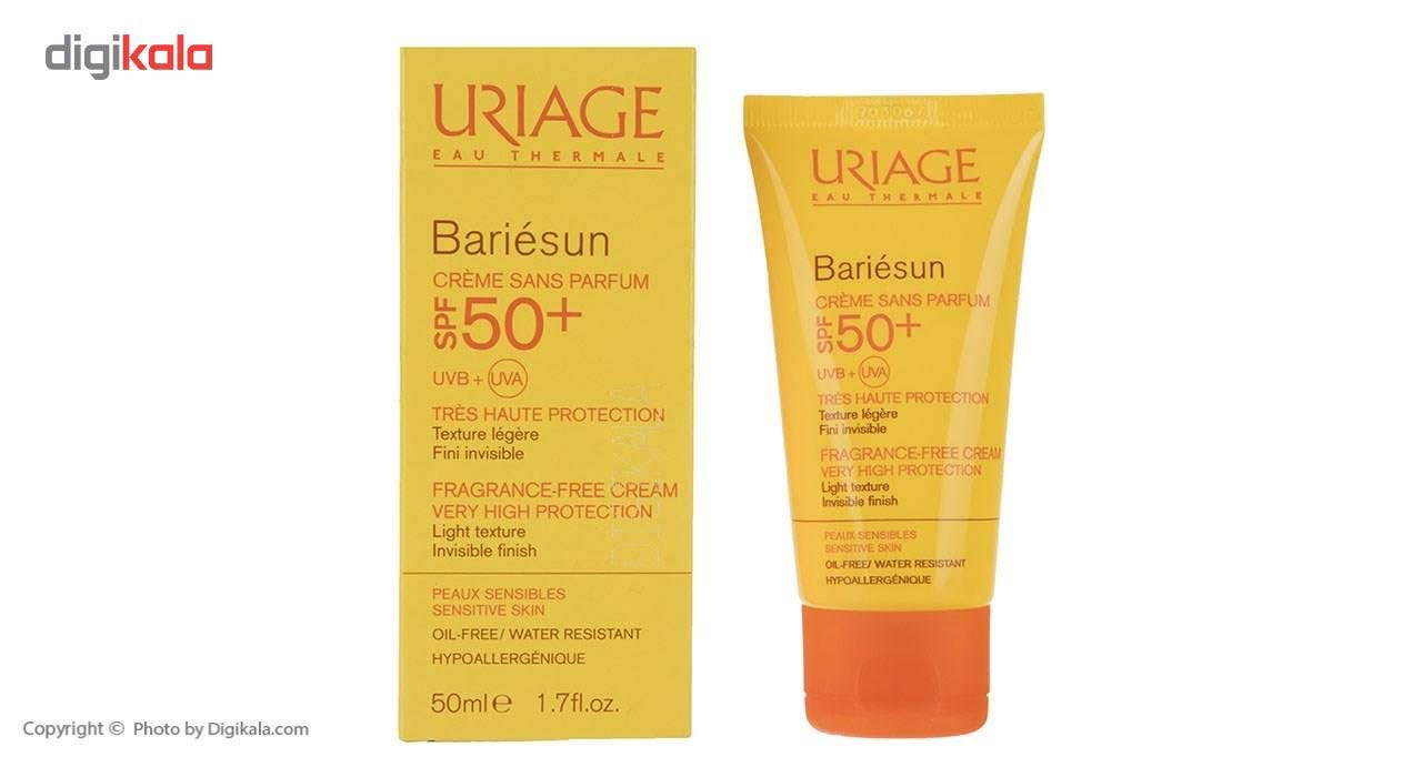 کرم ضد آفتاب اوریاژ سری Bariesun مدل Invisible Finish  حجم 50 میلی لیتر