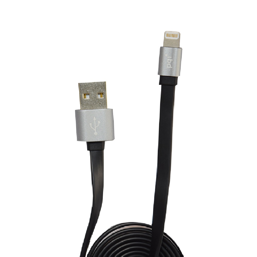 کابل تبدیل USB به microUSB پی کیو آی مدل Metalic100 کد 1883163 طول 1 متر