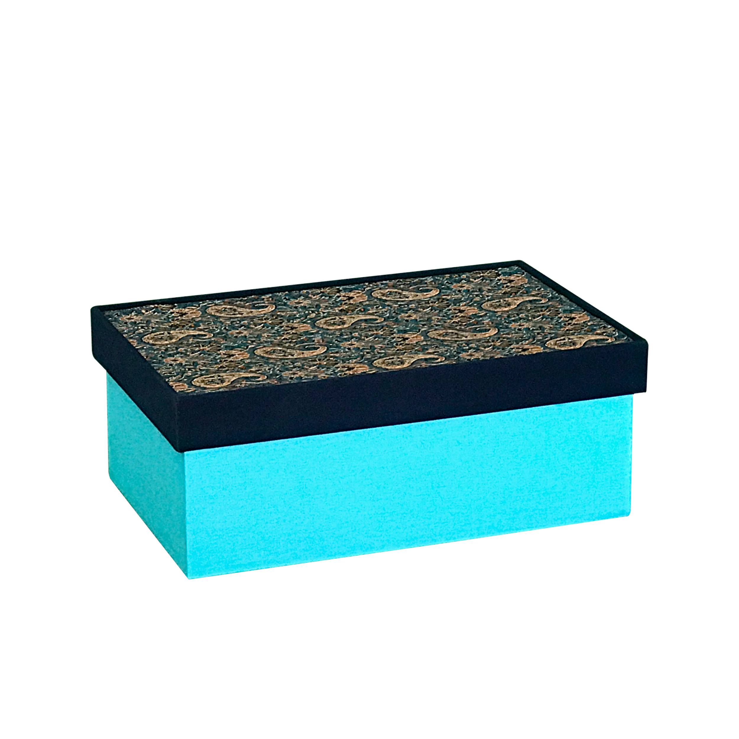 جعبه هدیه چوبی طرح ترمه مدل BT-TS