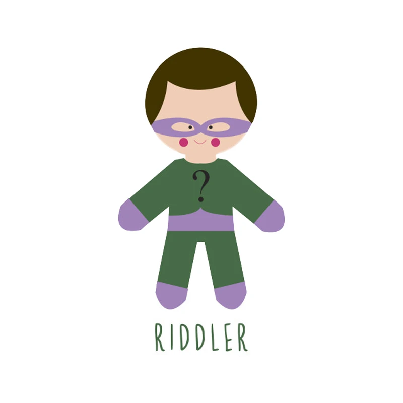 استیکر تزئینی موبایل طرح The Riddler Dc Comics مدل STM916
