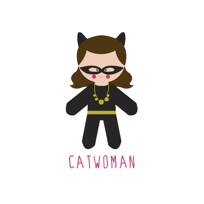 استیکر تزئینی موبایل طرح Catwoman Dc Comics مدل STM917