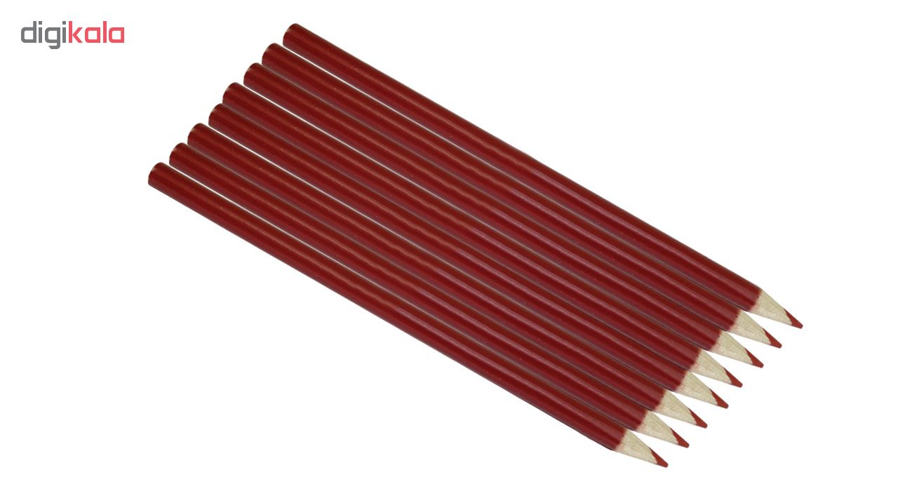 مداد قرمز کد ‌ST2000 بسته 8 عددی