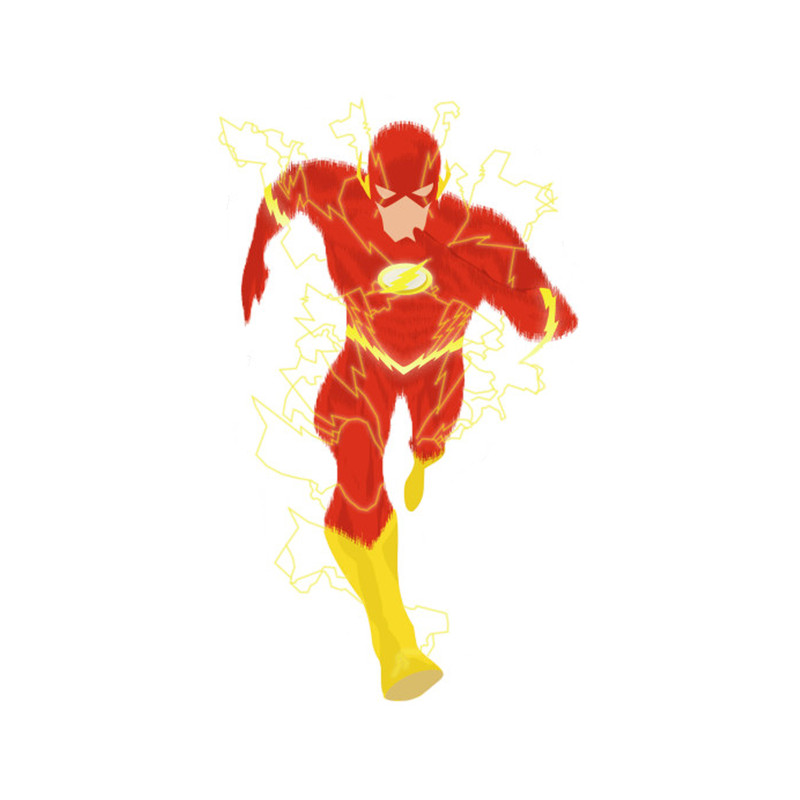 استیکر تزئینی موبایل طرح Flash Dc Comics مدل STM942