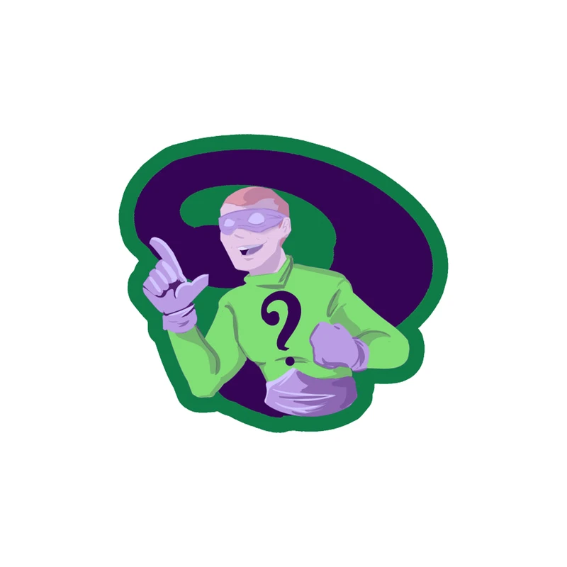 استیکر تزئینی موبایل طرح The Riddler Dc Comics مدل STM943