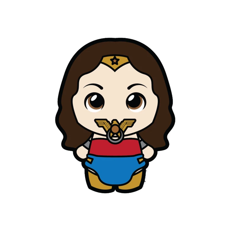 استیکر تزئینی موبایل طرح Wonder Woman Dc Comics مدل STM944